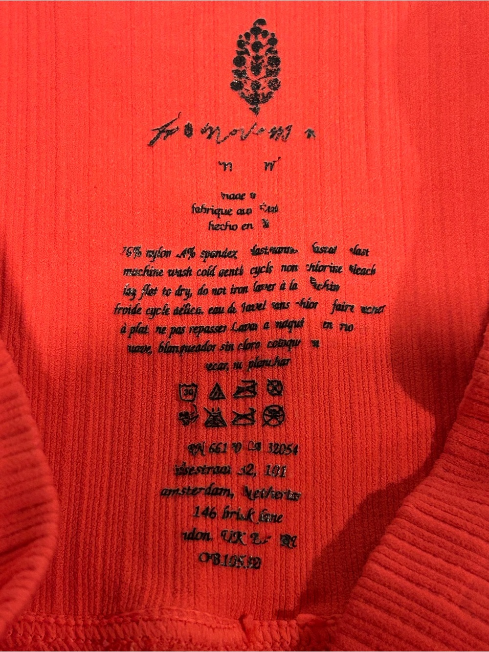 Free People Movement High Rise Good Karma Leggings Yoga Athletic Cayenne M/L - Picture 6 of 10